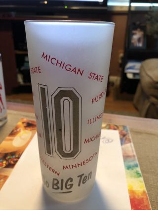 Ohio State Buckeyes Banquet Glass 1964 Squad Frosted Glass Tumbler 2