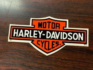 Harley Davidson Large Logo Bar And Shield Decal