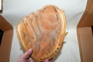 Vintage Ted Williams 16155 Sears & Roebuck Leather Baseball Glove 3