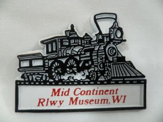 Mid Continent Railway Museum North Freedom Wisconsin Refrigerator Magnet Vintage