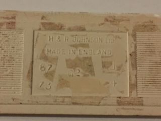 Vintage Bedroom Door Name Plaque Ceramic Tile Ginger’s Room H & R Johnson Ltd 3