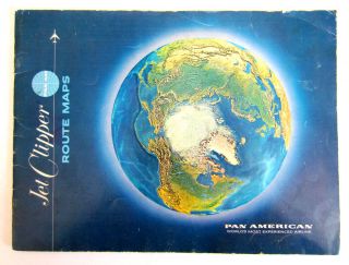 Pan American Jet Clipper Route Maps Atlas 1967