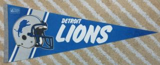 Detroit Lions Full Size Nfl Football Pennant 80 