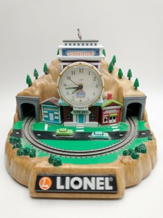 Emson Lionel 100th Anniversary Train Alarm Clock W/ Sounds & Battery Cover As - Is