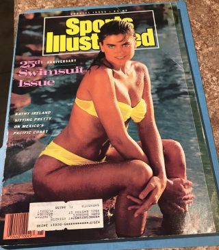 1989 Kathy Ireland Sports Illustrated 25th Anniversary Swimsuit Issue