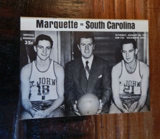 1973 Marquette Wariors Vs South Carolina Gamecocks College Basketball Program