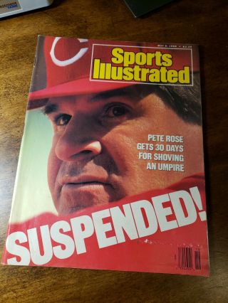 Si: Sports Illustrated May 9,  1988 Pete Rose Suspended