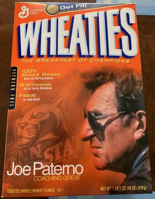 Wheaties 2003 Penn State Joe Paterno Collector 