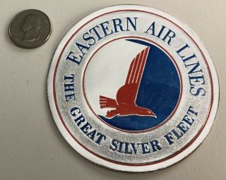 Eastern Airlines The Great Silver Fleet Vintage Luggage Suitcase Decal Label