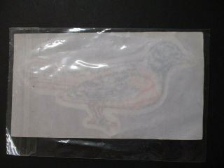Baltimore Orioles Bird Head Logo Patch 3 x 5.  25 inches in Bag 2