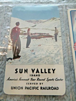 1947 Union Pacific Railroad Serves The West Pocket Calendar - The Challengers "