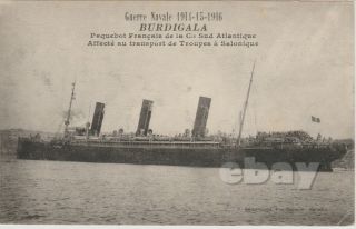 Compagnie Sud Atlantique Burdigala Wwi Vintage Photo Postcard