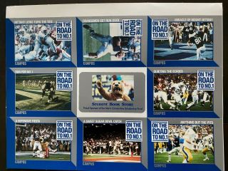 Penn State 1986 Championship Season Card Sheet Retrospective