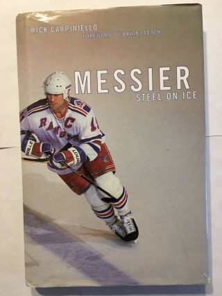 1994 York Rangers Hc Book Ny Mark Messier: Steel On Ice