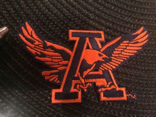 Auburn Tigers " War Eagle " Vintage Embroidered Iron On Patch Nos 4.  0 " X 2.  0 " A1