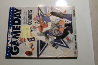 1993 Philadelphia Eagles Vs Dallas Cowboys - Vintage Football Program