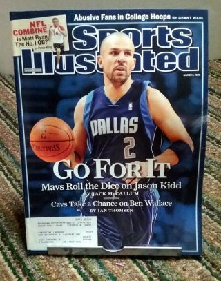 Sports Illustrated March 2008 Jason Kidd Dallas Mavericks