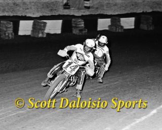 1979 Hank Scott Eddie Lawson 8 X 10 Ascot Ama Motorcycle Racing Photo