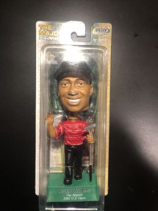 Upper Deck Playmakers Tiger Woods The Majors 2002 Us Open Bobblehead