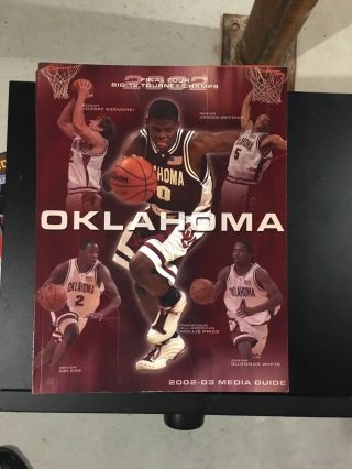 2002 - 03 Oklahoma Sooners Basketball Media Guide