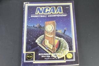 1986 Ncaa Final Four College Basketball Program Louisville,  Duke,  Kansas,  Lsu
