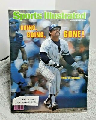 Sports Illustrated August 4 1980 Reggie Jackson York Yankees