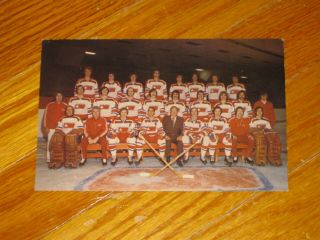 Ottawa Nationals Post Card Postcard 1972 - 73 World Hockey Association Wha