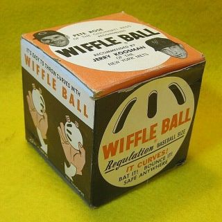 Pete Rose / Jerry Koosman Wiffle Ball Regulation Baseball Size