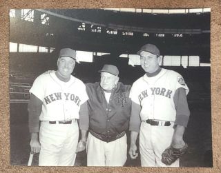 Casey Stengel Gil Hodges & Duke Snider Ny Mets 1963 Quality 8x10 Reprint Photo
