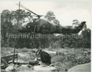 Westland Wessex Helicopter Raf 103 Squadron Malaya Large Photo,  Bz810