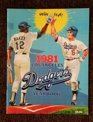 1981 L.  A.  Dodgers Yearbook - They Won It All In 1981 - Fernando 
