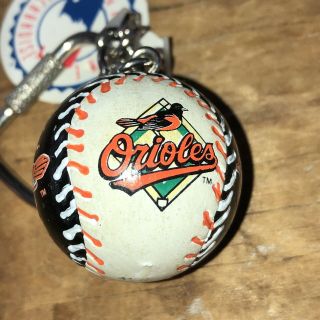 Vintage 1986 Mlb Baltimore Orioles Baseball Lil Sports Brat Keychain W/ Tag