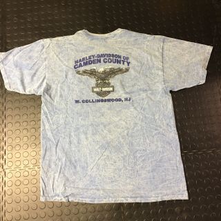Harley Davidson Men’s T - Shirt 2xl W.  Collingswood,  Nj Pre - Owned