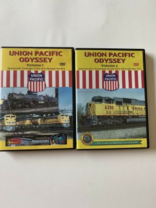 Union Pacific Odyssey Volume 1 And Volume 2 Dvd