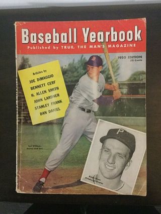 Ted Williams - 1950 Baseball Yearbook - Complete Issue -