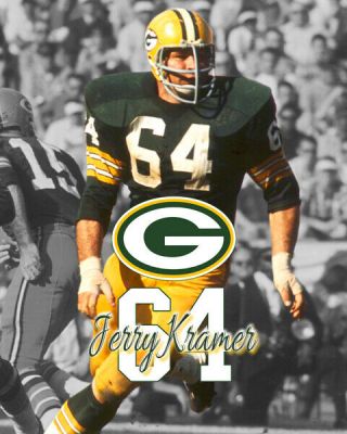 Green Bay Packers Jerry Kramer Spotlight Photo 8x10 1 Nfl Hall Of Fame Hof