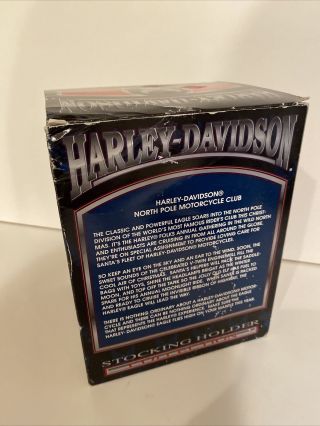 1999 Harley Davidson Motorcycle Eagle Christmas Fireplace Stocking Holder 3