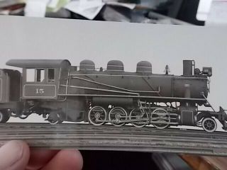 REAL PHOTO SPECIFICATION CARD AMERICAN LOCOMOTIVE CO,  MADEIRA MAMORE RAILROAD 2