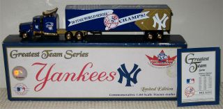 York Yankees 26 Time World Series Champions Le 1:80 Diecast Truck - 863/6000
