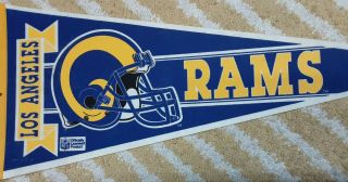 Los Angeles Rams Full Size NFL football Pennant 3