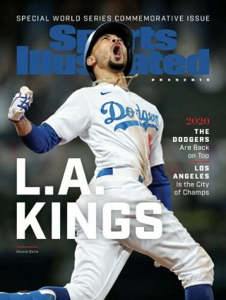 2020 Sports Illustrated Los Angeles Dodgers World Series Champ Cover Print