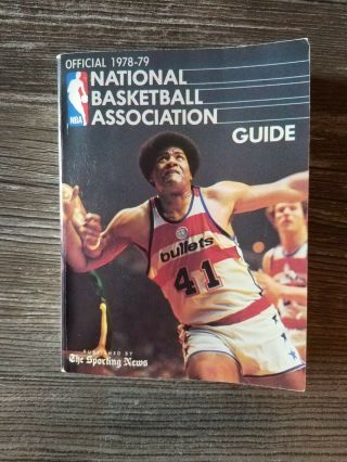 1978 - 79 Nba Official Basketball Guide The Sporting News Bullets Unseld Br39