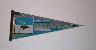 1995 Nhl All Star Game Pennant San Jose Sharks