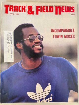 1980 Track And Field News March Edwin Moses,  Mary Decker,  Steve Scott