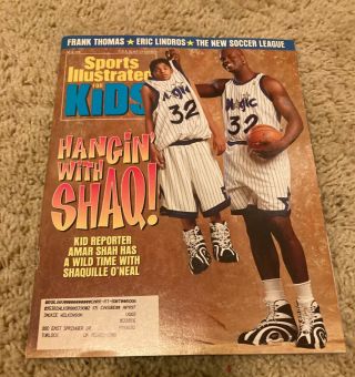 Si For Kids Sports Illustrated For Kids May 1996 Shaq Magic Johnson
