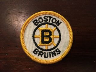 Vintage 70s 80s Boston Bruins Hockey Patch Nhl