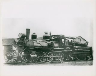 Denver & Rio Grande Western Railroad 169 Locomotive 4 - 6 - 0 Steam Engine Train
