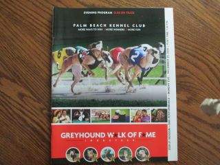 Palm Beach Kennel Club Greyhound Program,  Evening December 28,  2020