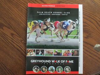 Palm Beach Kennel Club Greyhound Program,  Matinee December 28,  2020