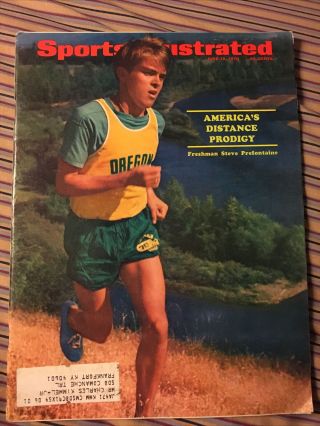 Sports Illustrated June 15,  1970 Steve Prefontaine - Oregon Ducks Track